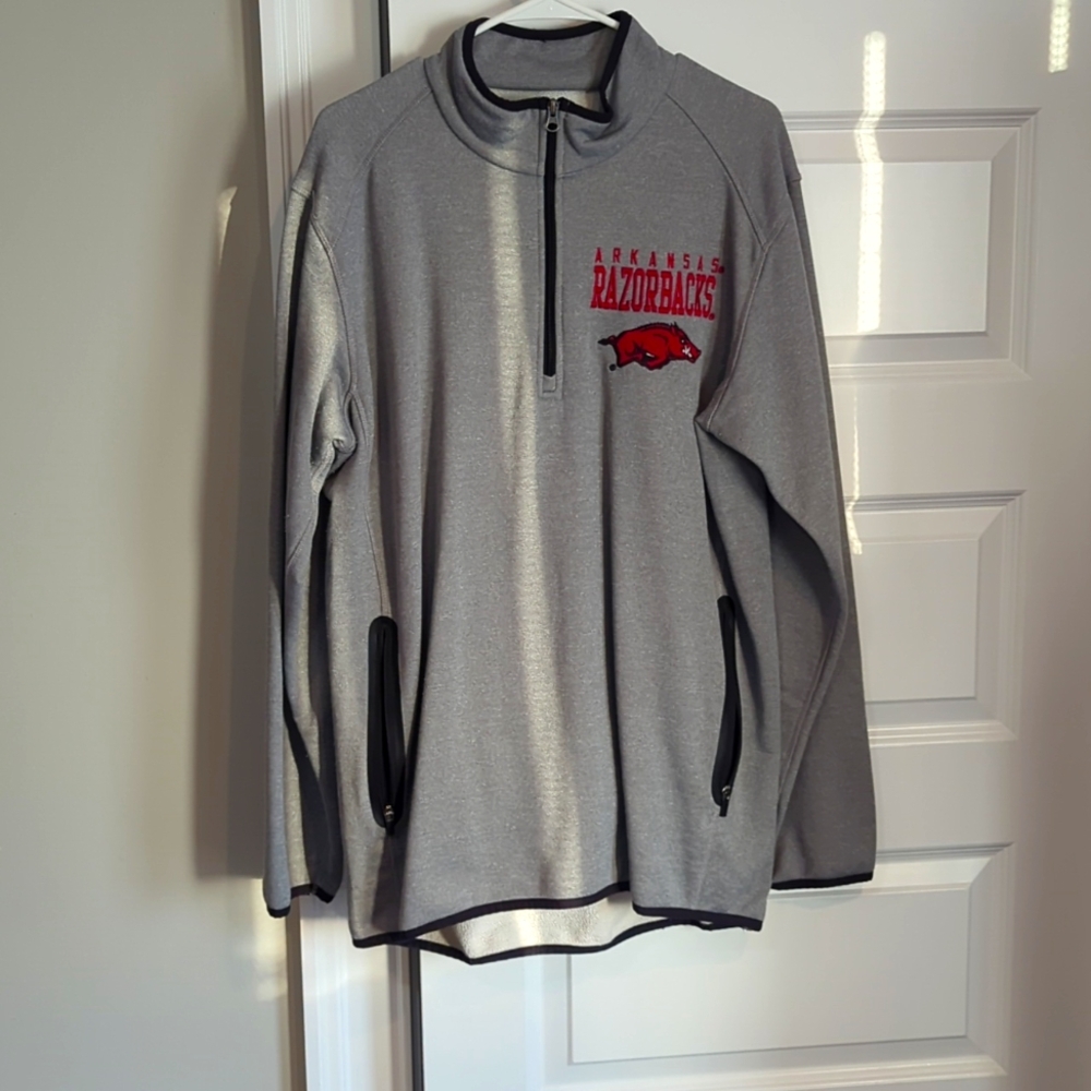 Arkansas Razorback Embroidered Quarter Zip